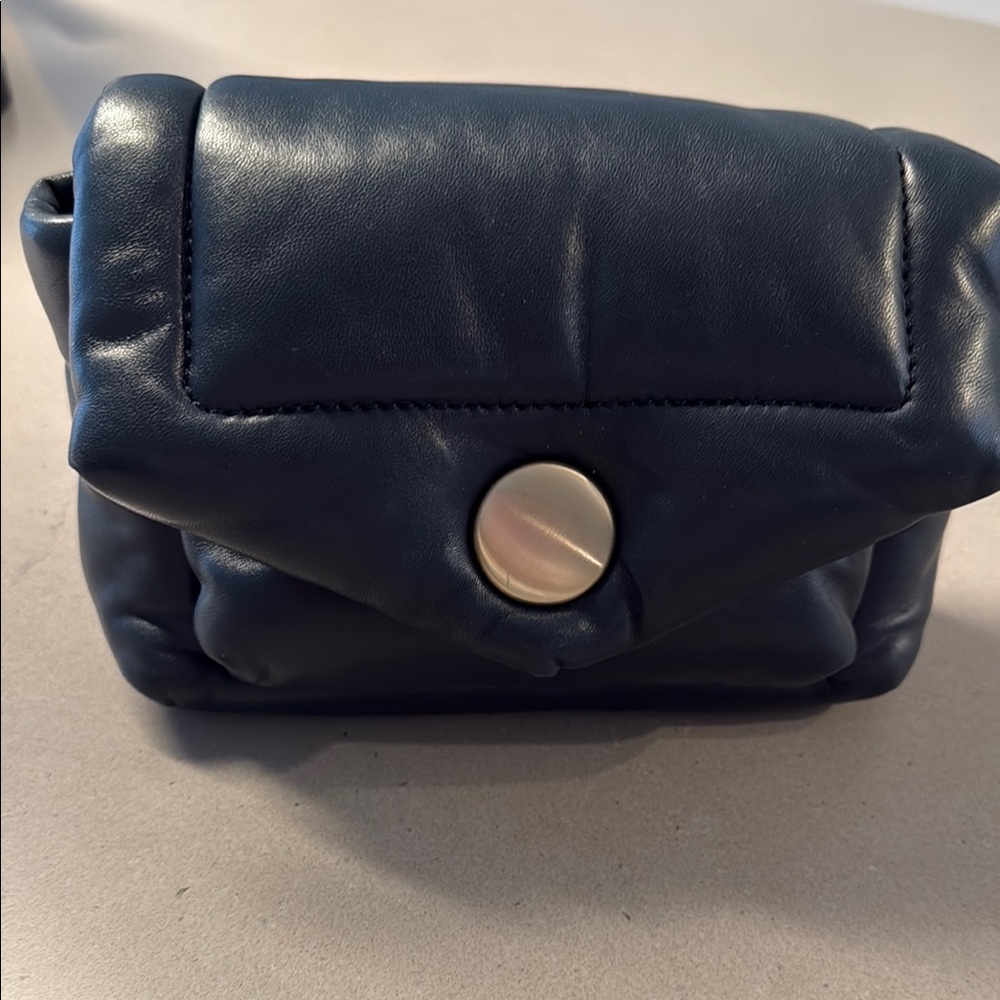 Proenza Schouler Navy Leather Clutch